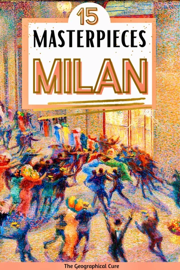 Pinterest pin for masterpieces in Milan
