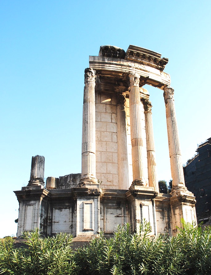 ruins of the Temple of Vesta