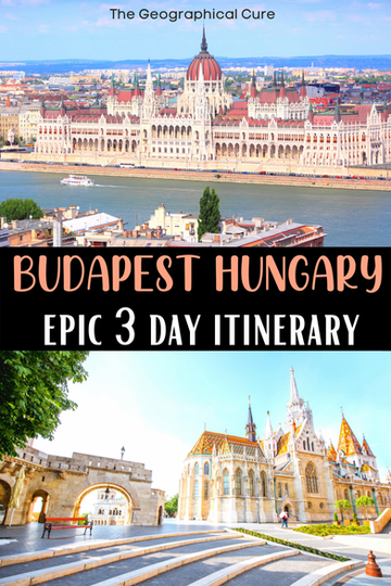 pin for 3 days in Budapest itinerary