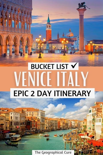 pin for 2 days in Venice itinerary