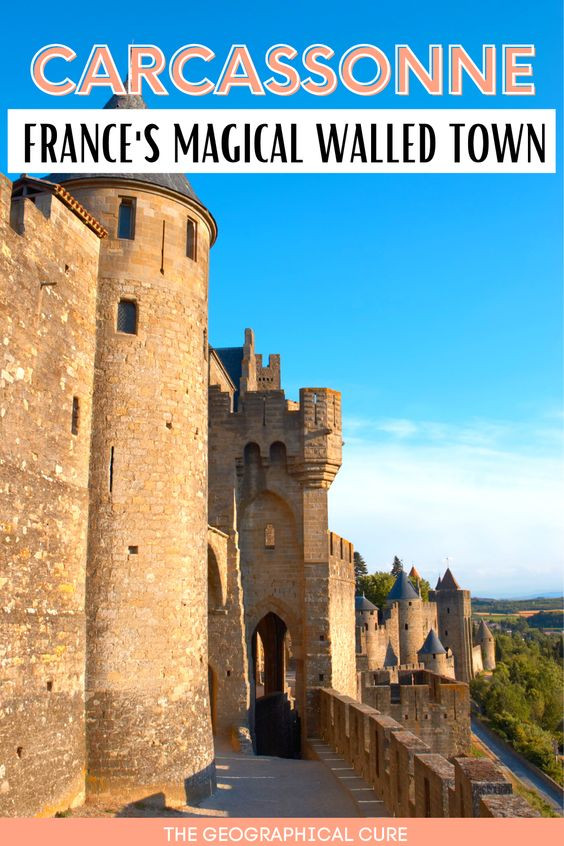 Pinterest pin for top attractions in Carcassonne