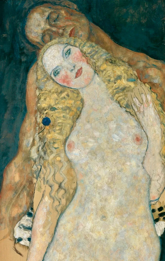 Klimt's Adam and Eve