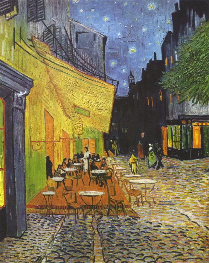 Van Gogh's Cafe Terrace At Night