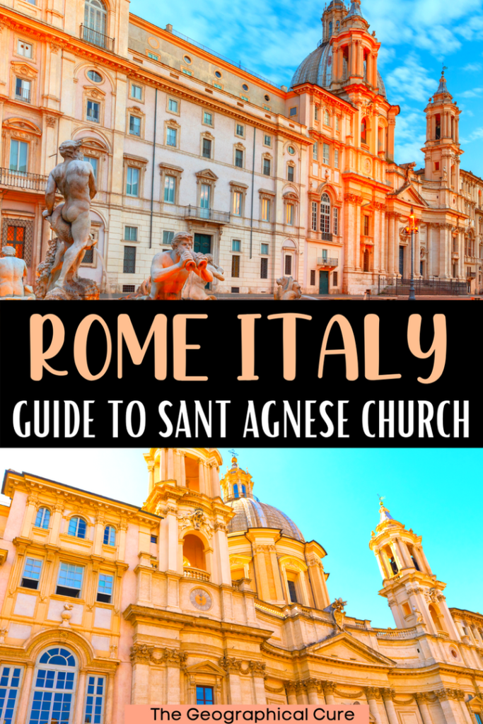 guide to the Church of Sant'Agnese in Rome Italy