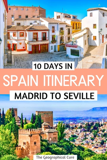 pin for 10 days in Spain itinerary