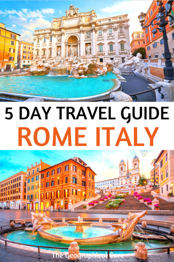 Pinterest pin for five days in Rome itinerary