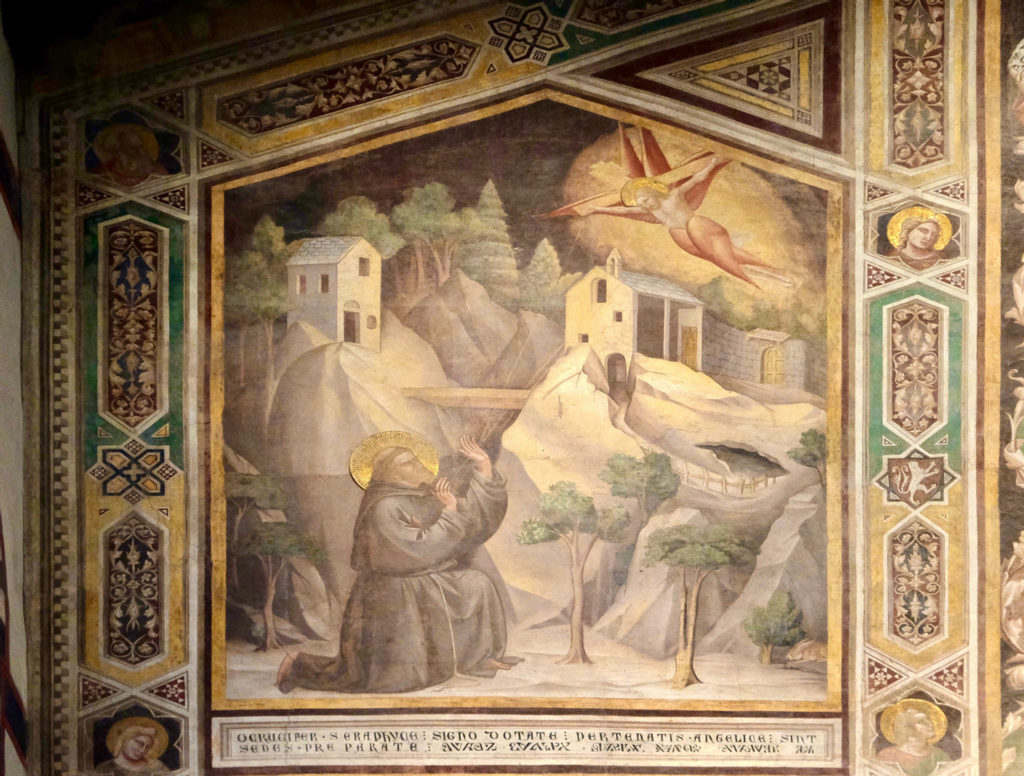 Giotto fresco in the Bardi Chapel