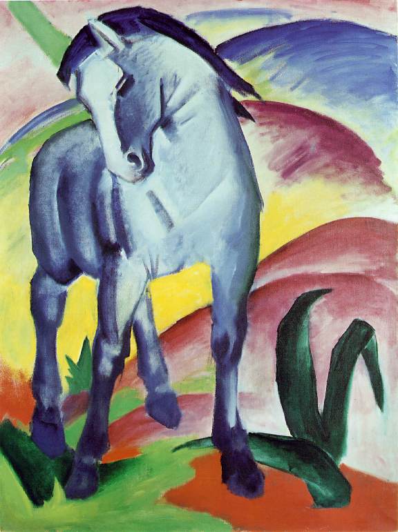 Franz Marc, Blue Horse I