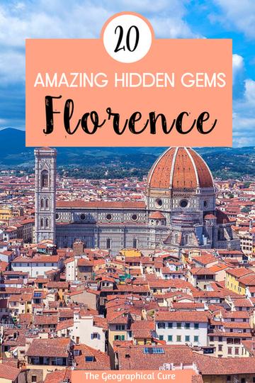 pin for the hidden gems of Florence