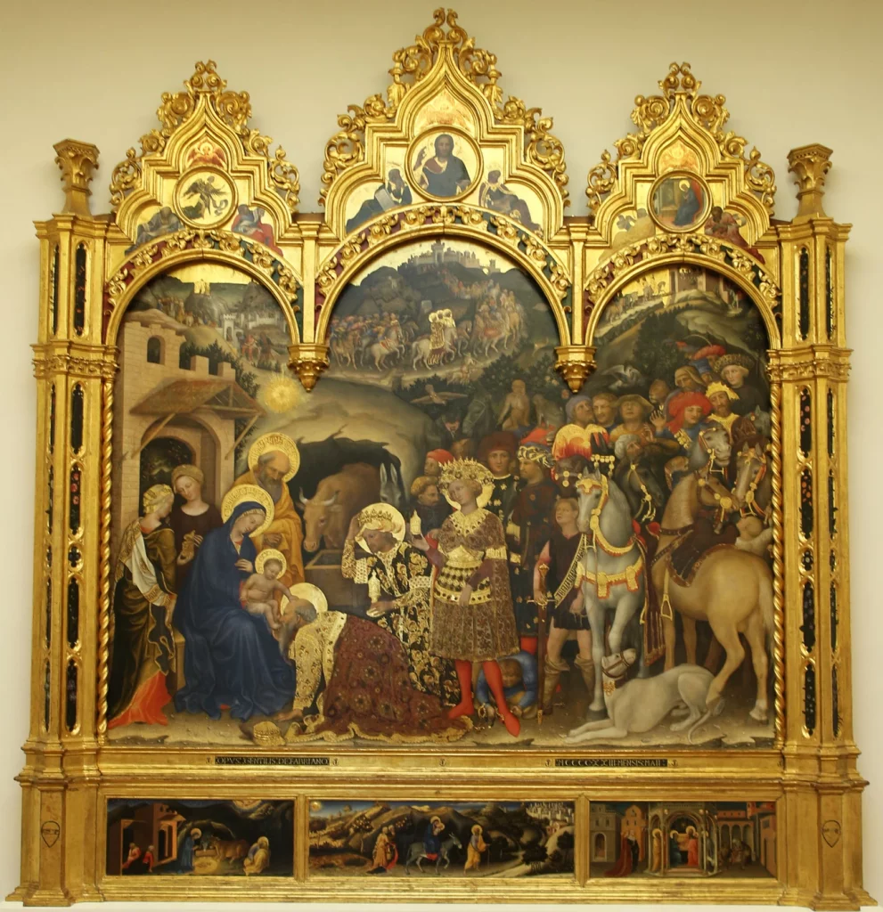 Adoration Uffizi Gallery