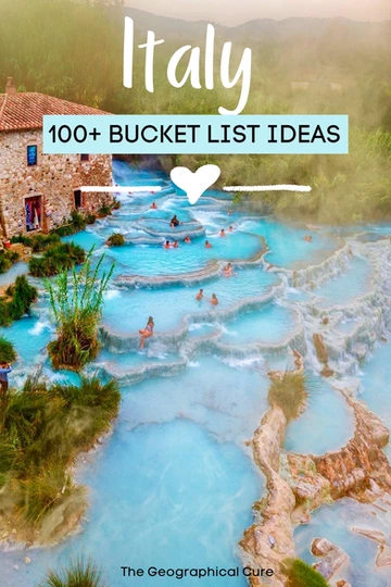 Italy bucket list" 100+ best things to see and do in italy