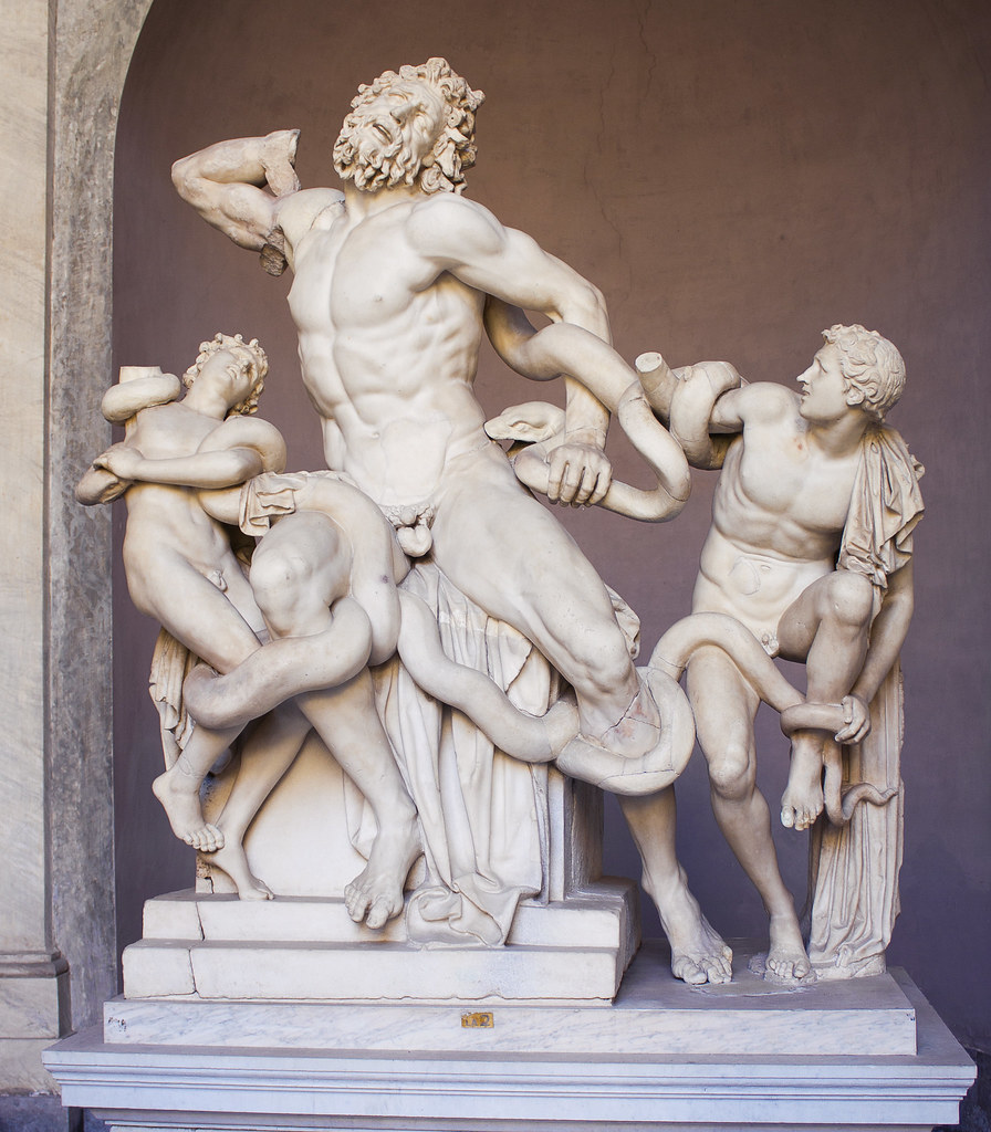 Laocoon and his Sons in the Vatican Museums 