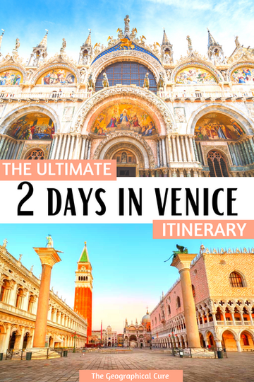 Pinterest pin for 2 days in Venice itinerary