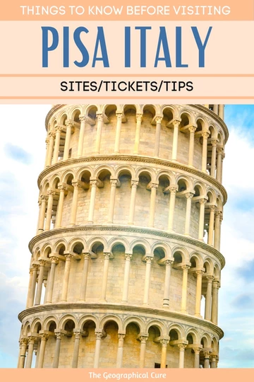 tips for visiting Pisa