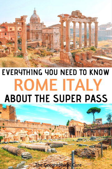 everything to know about buying and using Rome's S.U.P.E.R. Pass