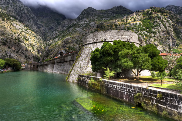 Kotor city walls