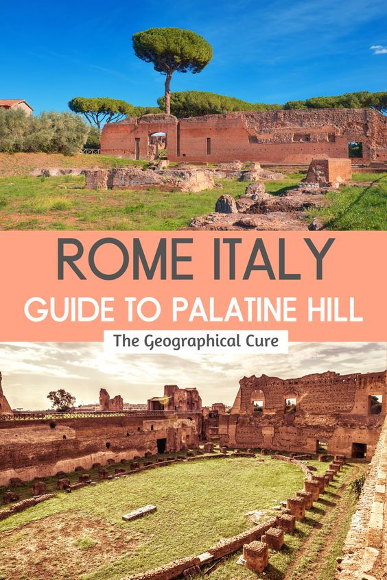 Pinterest pin for guide to Palatine Hill