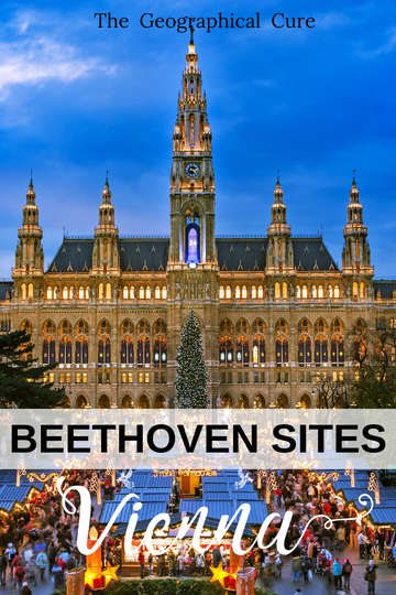 Pinterest pin for must visit Beethoven sites attractions in Vienna