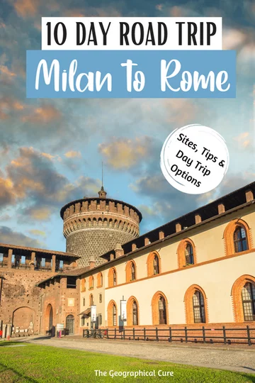 ultimate 10 day road trip from Milan to Rome