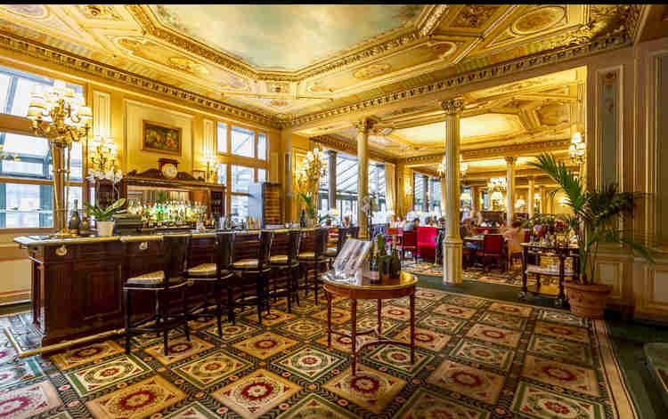 Cafe de la Paix, one of the best and most beautiful cafes in Paris