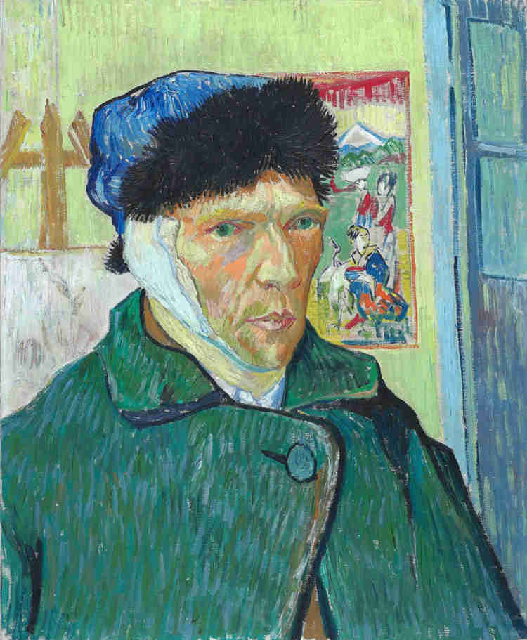 Vincent Van Gogh, Self-Portrait with Bandaged Ear, 1889, Courtauld Gallery in London