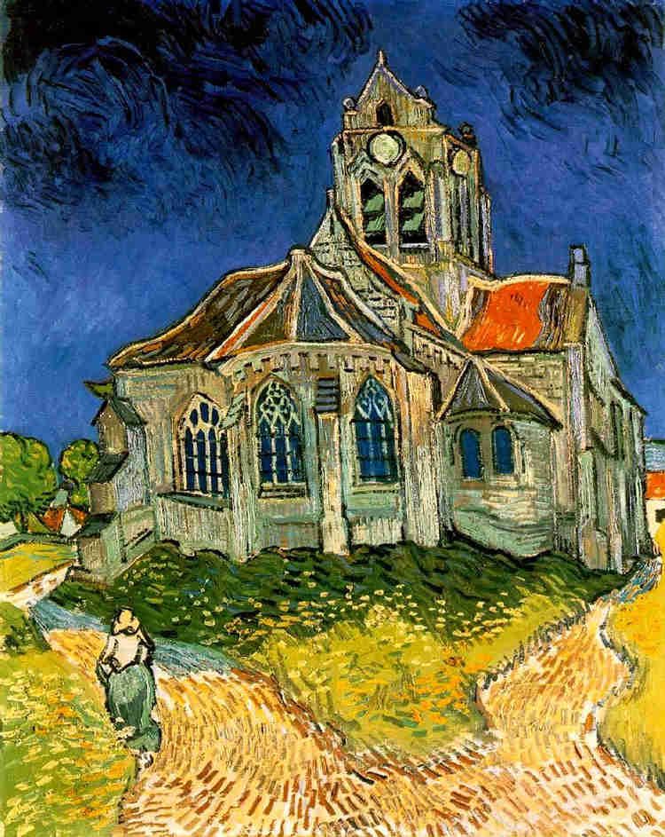 Van Gogh, Church in Auvers-Sur-Oise, 1890