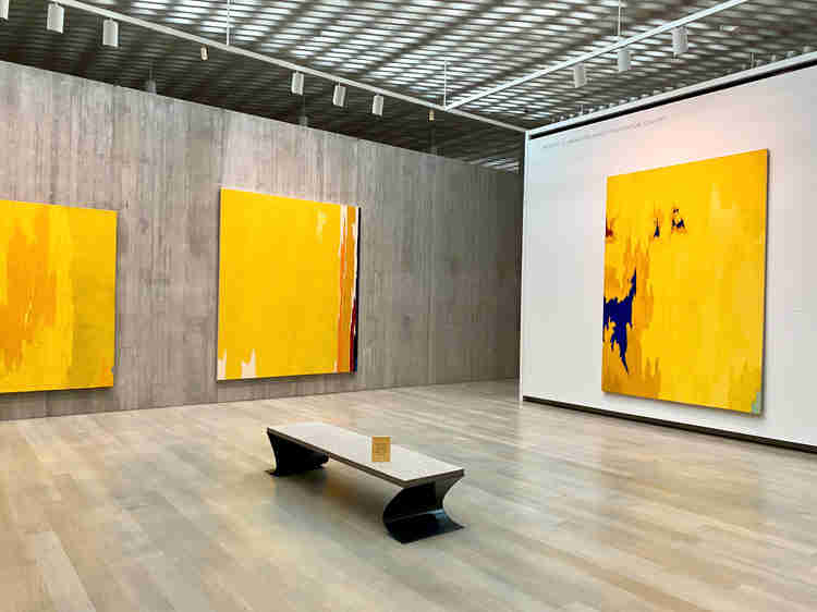 gallery in the Clyfford Still Museum