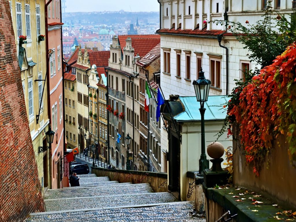 old town street in Prague