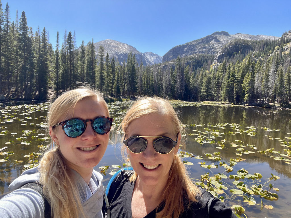 hiking at Rocky Mountain National Park, one of the best things to do in Boulder