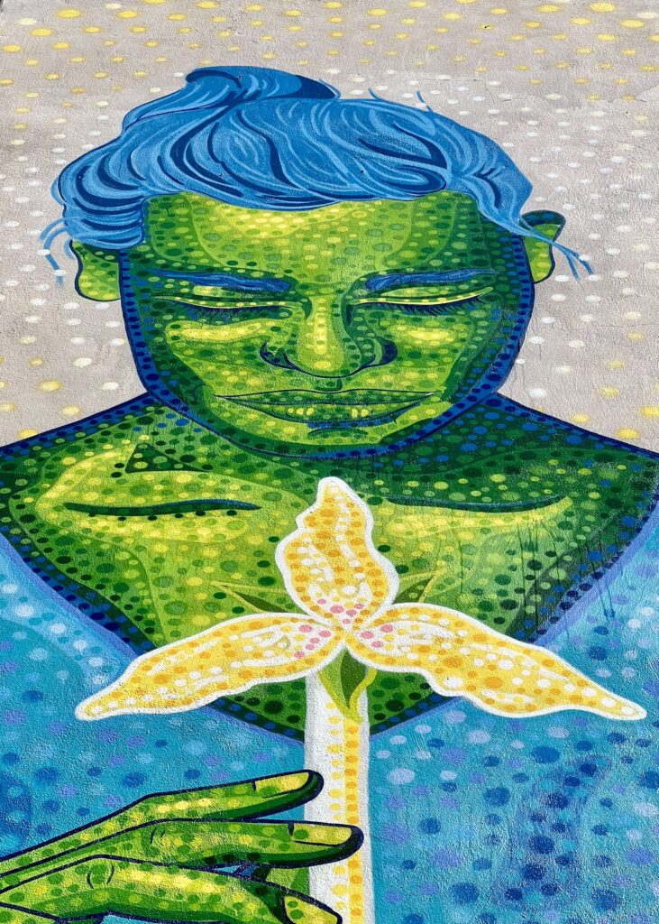 part of Austin Zucchini-Fowler mural