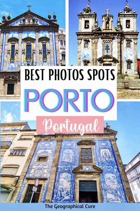 pin for guide to the best photo spots in Porto