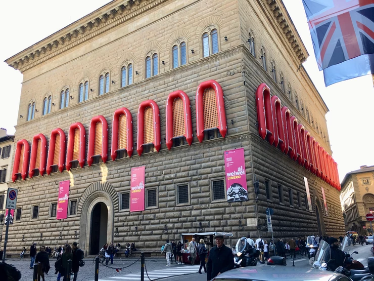 exterior of the Strozzi Palace