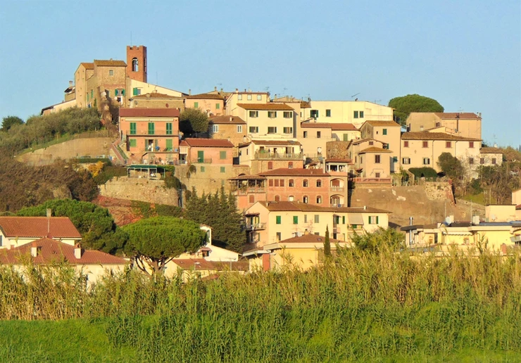 the town of Montelupo in Tuscany