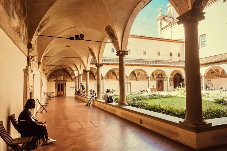 cloister of the San Marco Monastery