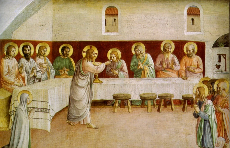 Fra Angelico's The Last Supper in Cell 35