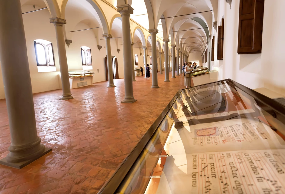 The Michelozzo Library, a beautiful section of the San Marco Monastery