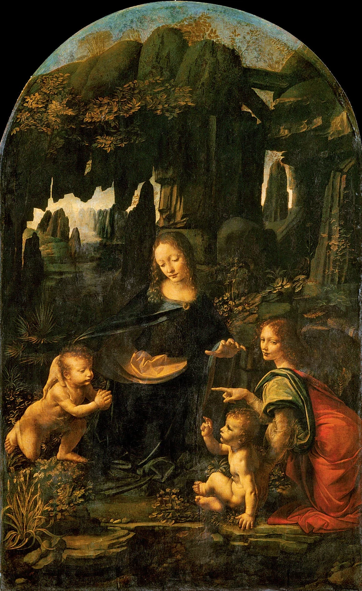 Leonardo da Vinci, Virgin of the Rocks, 1483