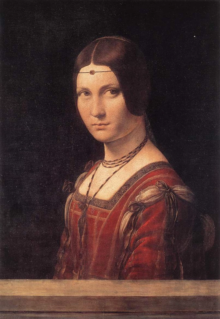 Leonardo da Vinci, La Belle Ferronnière, 1499