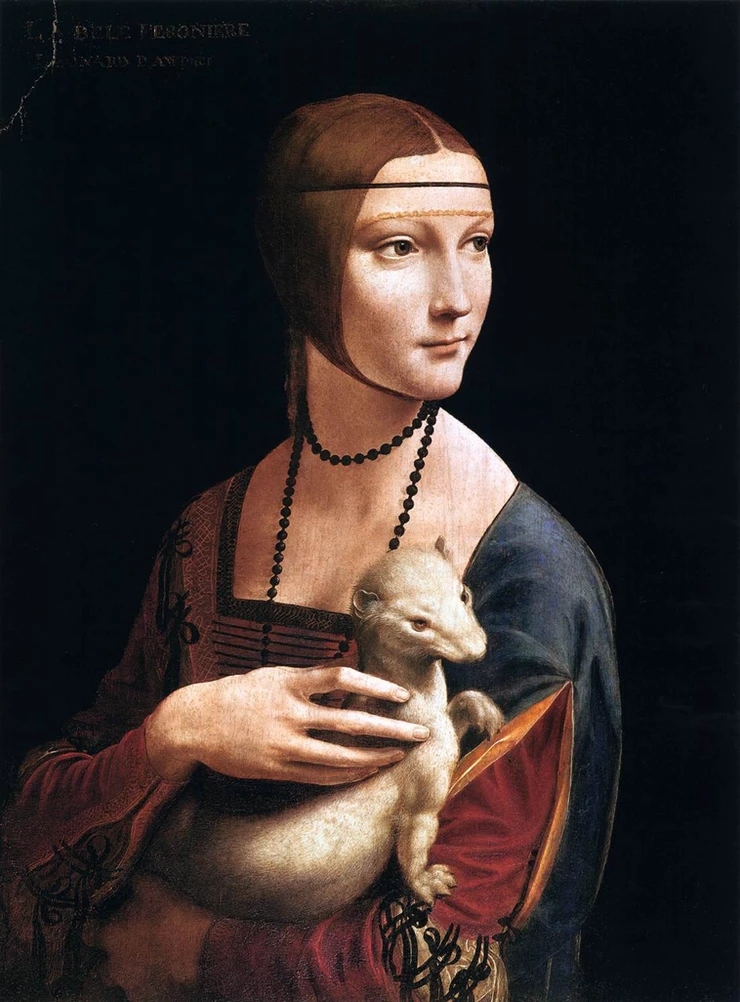 Leonardo da Vinci, Lady with the Ermine, 1489-91