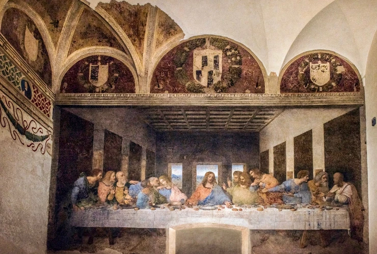 Leonardo do Vinci, The Last Supper, 1498