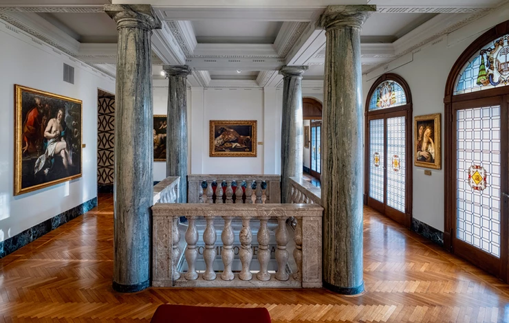 the beautiful Ambrosiana Museum