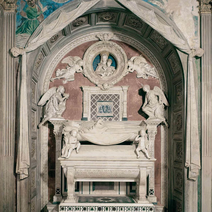 tomb of the Cardinal of Portugal in San Miniato al Monte