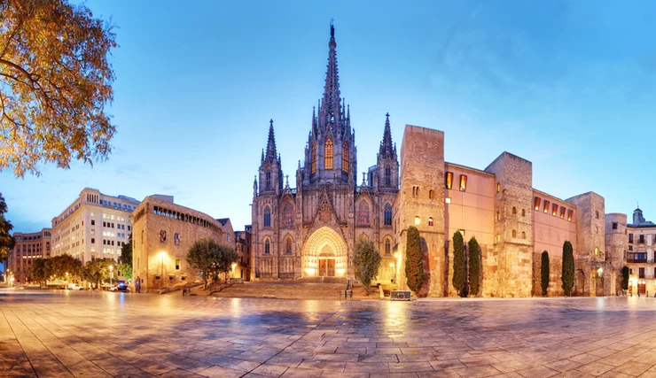 Barcelona Cathedral in Cathedral Square