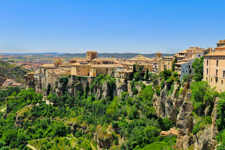 the "hanging houses" of Cuenca Spain