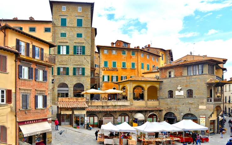 the beautiful Tuscan town of Cortona
