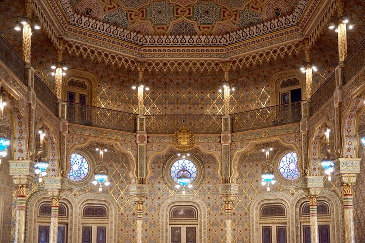 the Moorish Room in the Bolsa Palace