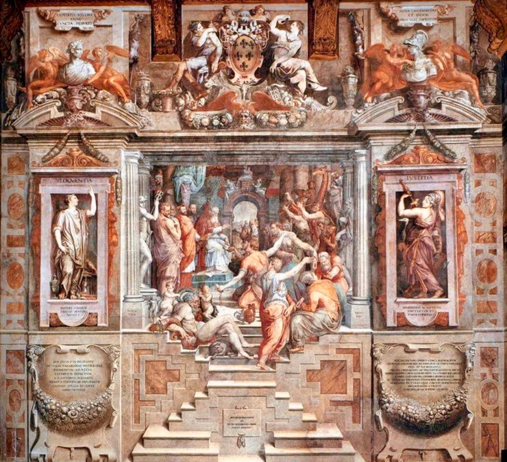 Giorgio Vasari frescos in the Palazzo della Cancellaria