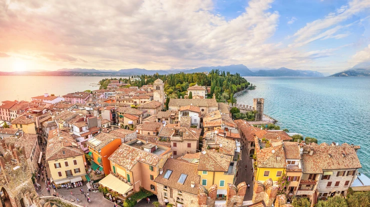 the pretty town of Sirmione