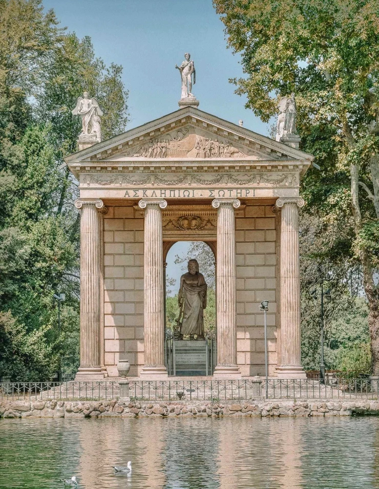 Temple of Diana in the Borghese Gardens