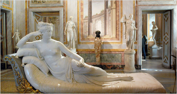 Antonio Canova, Paulina Bonaparte as Venus Victrix, 1805-08